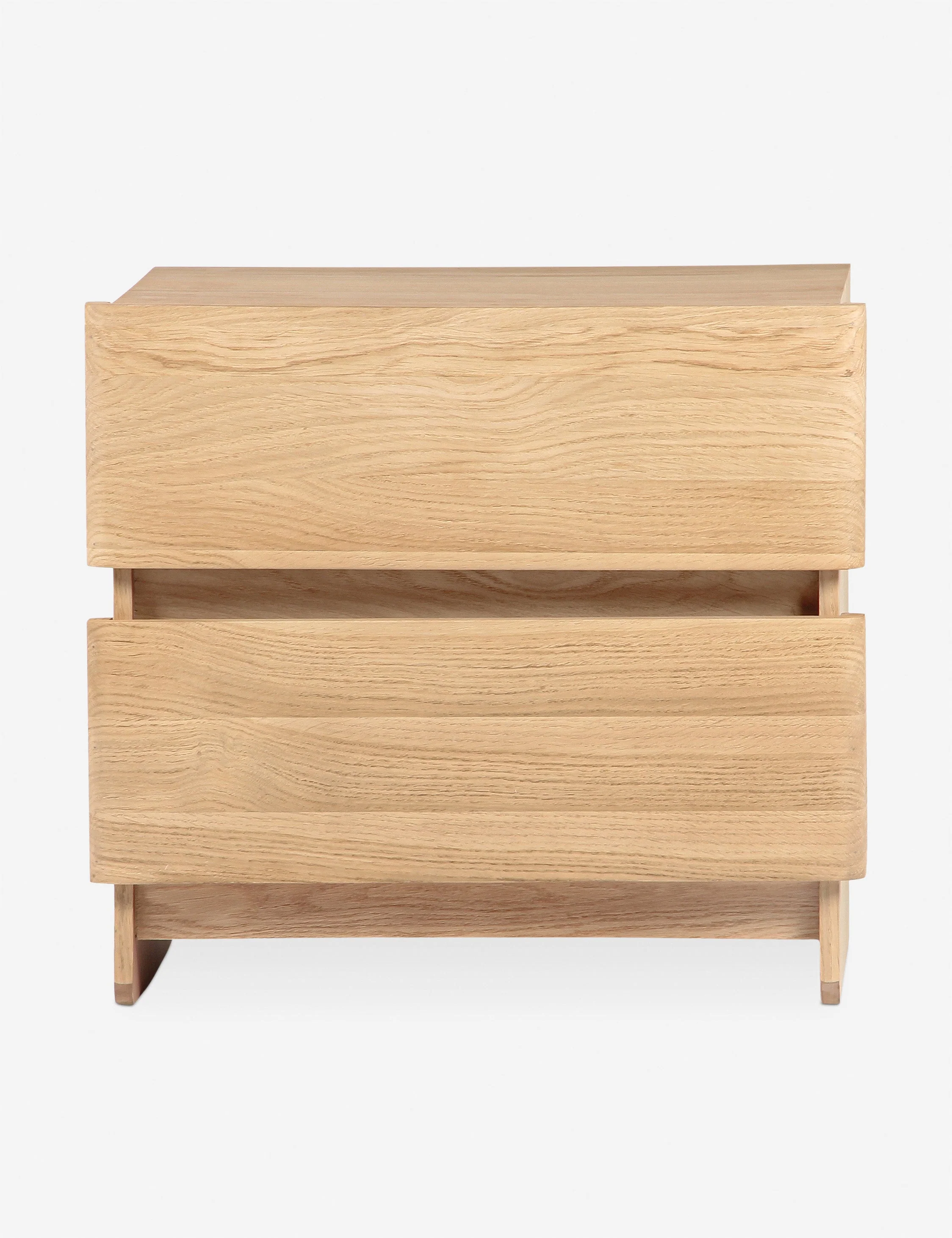 Nightstand - Clean lines and a softly sculpted profile give this nightstand its modern edge