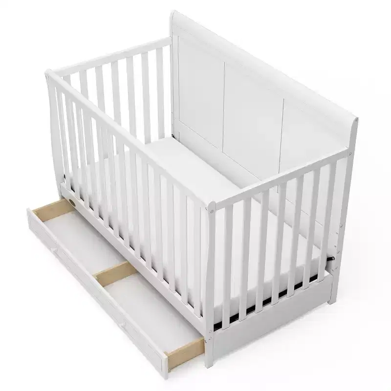 Asheville 4-in-1 Convertible Crib with Drawer