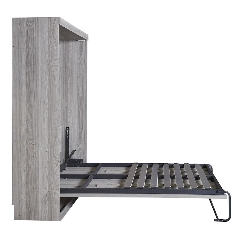 Wood Murphy Bed can be Folded into a Cabinet