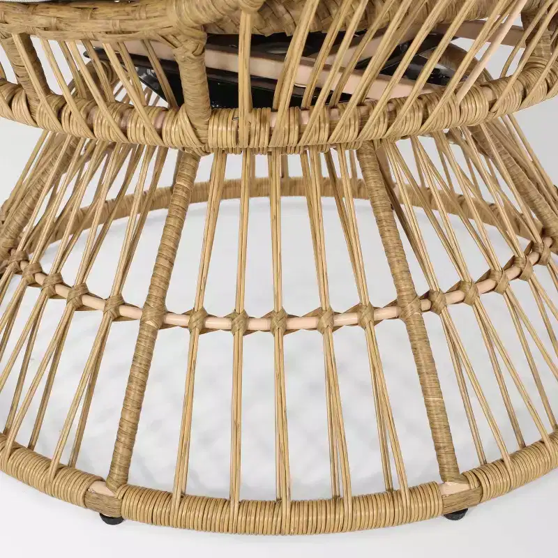 Pintan Wicker Swivel Egg Chair - Christopher Knight Home