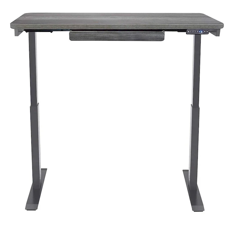 White / Graphite / Walnut / Black Electric Standing Desk, Single Person, 48