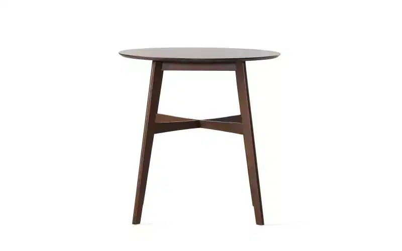 TUYOHW 40 Round Dining Tables for 2-4,Counter Height Kitchen Table with Wooden Frame,Compact Coffee Table for Apartment,300 lbs Capacity