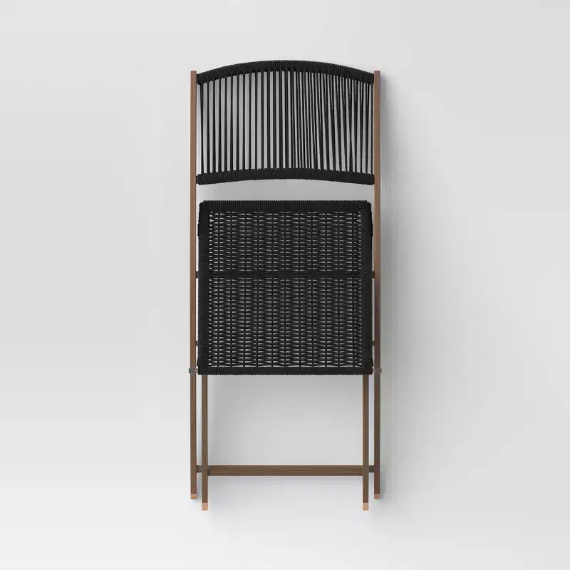 Purcell Patio Folding Chair Black - Threshold