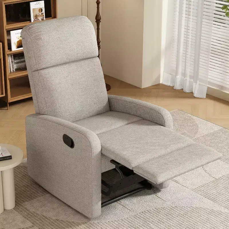Christopher Knight Home Gaius Contemporary Upholstered Recliner Chair with Adjustable Backrest