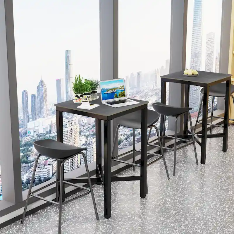 Bar Height 41.4 Dining Table - 27.55x27.55x41.4 inch