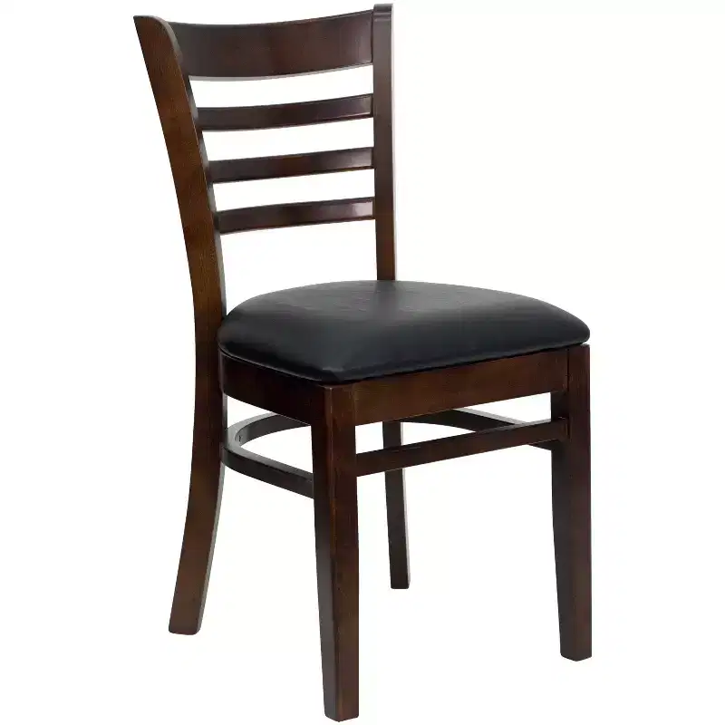 Emma and Oliver Ladder Back Wooden Restaurant Dining Chair