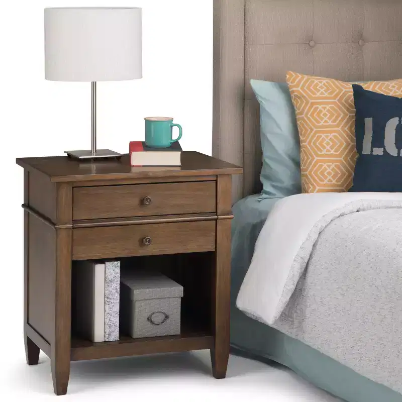 24 Sterling Solid Wood Nightstand - WyndenHall