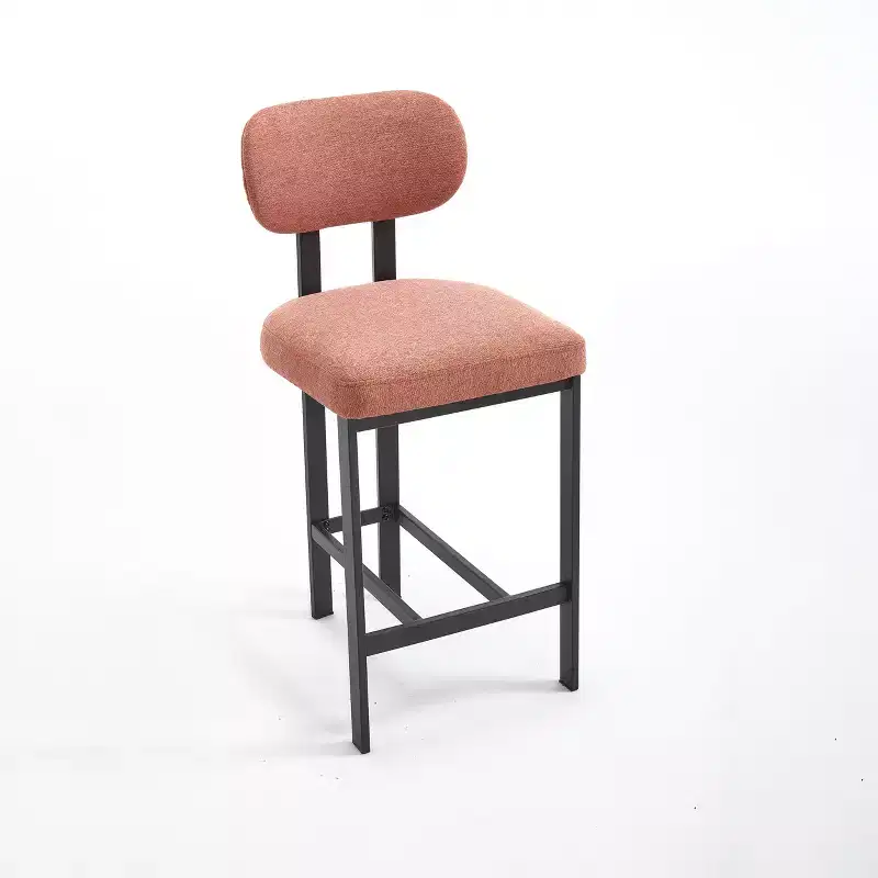 Upholstered Boucle Dining Chairs Set of 2 – Multiple Colors, Metal Legs