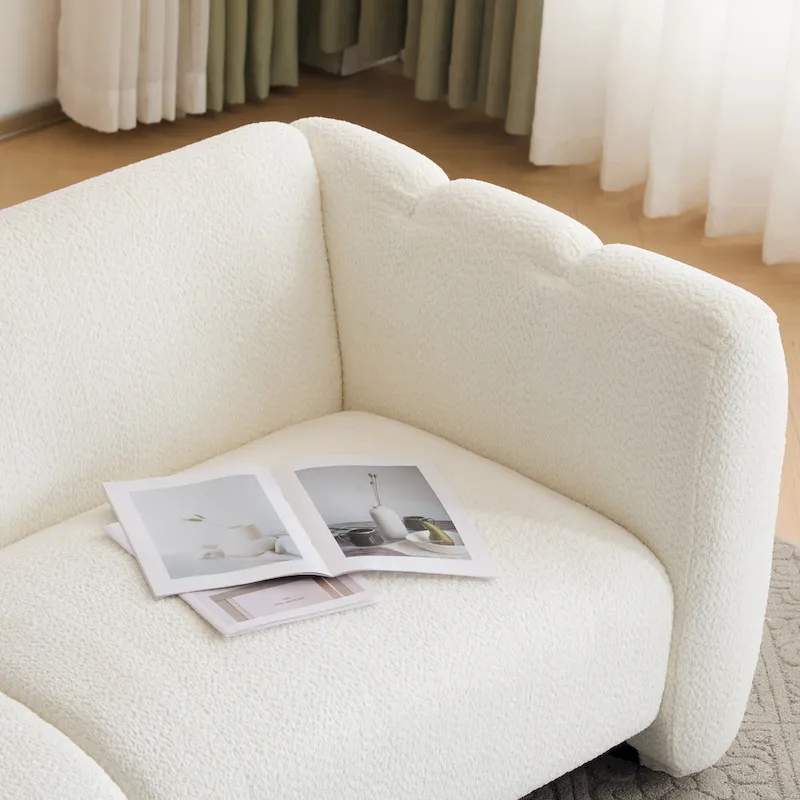 Christopher Knight Home - Tonson 83 3-Seater Wave Design Sofa
