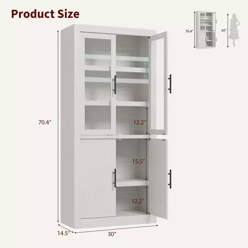 Frame Style High-End Cabinet with Durable Construction, Elegant Design, Spacious Storage, Easy Assembly, Modern Finish