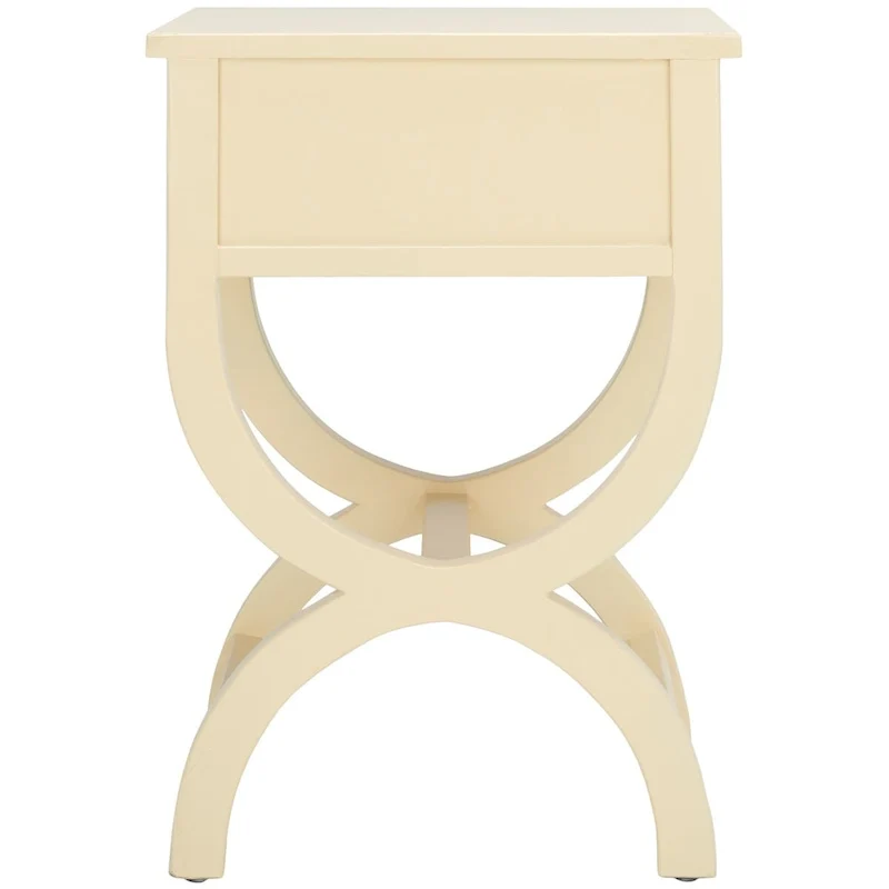 SAFAVIEH Liller 1-Drawer Accent Table Nightstand (Fully Assembled) - 18 W x 15 D x 27 H - 18Wx15Dx27H
