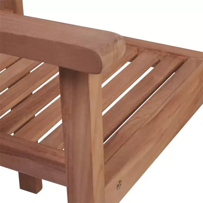 vidaXL Patio Chair Set of 8 Teak Teak Wood Standard Stackable