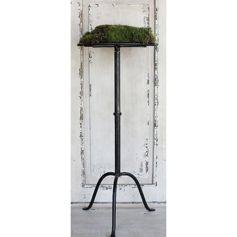 Round Metal Drink Table
