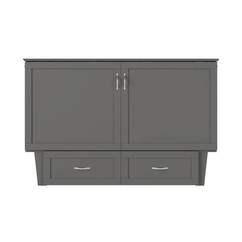 Chelsea Queen Murphy Bed Chest with Mattress