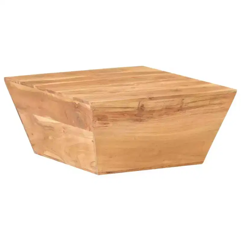 vidaXL Coffee Table V-shape Side End Table Living Room Sofa Table Solid Wood