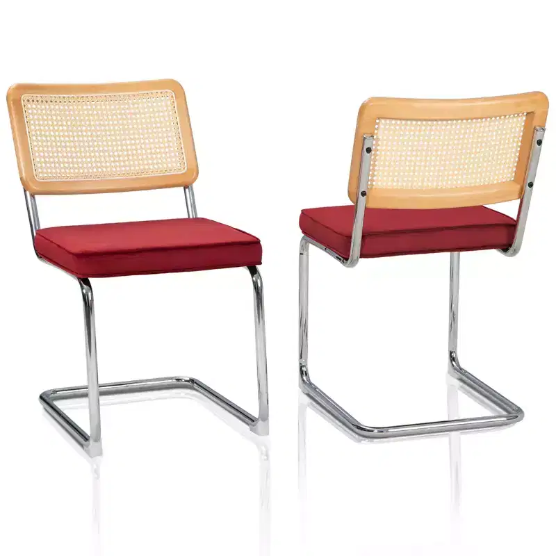 UPTIOT Velvet Upholstered Side Chair (Set of 2)