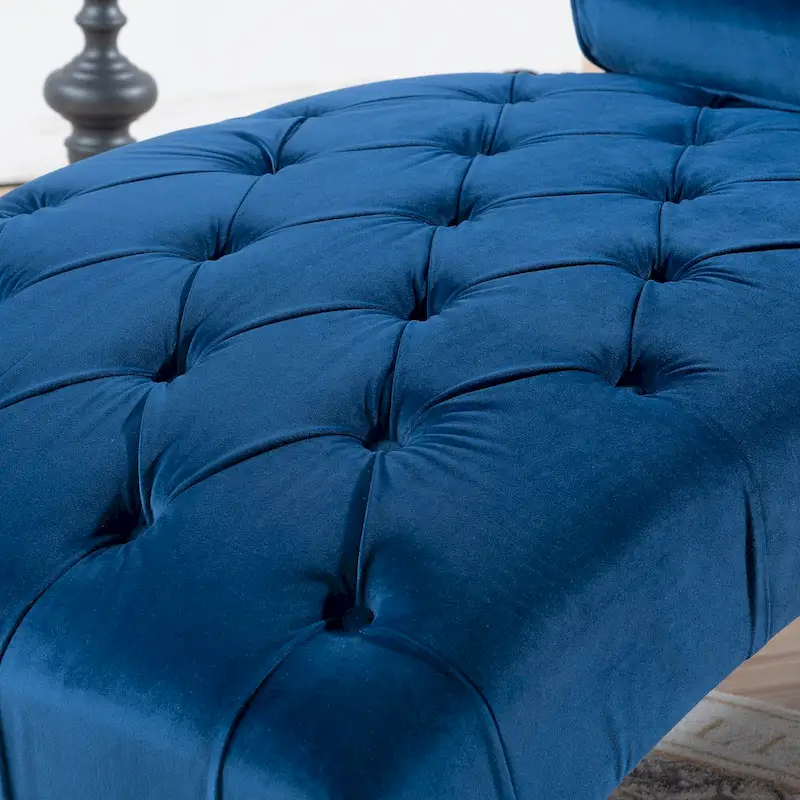 62W Upholstered Chaise Lounge