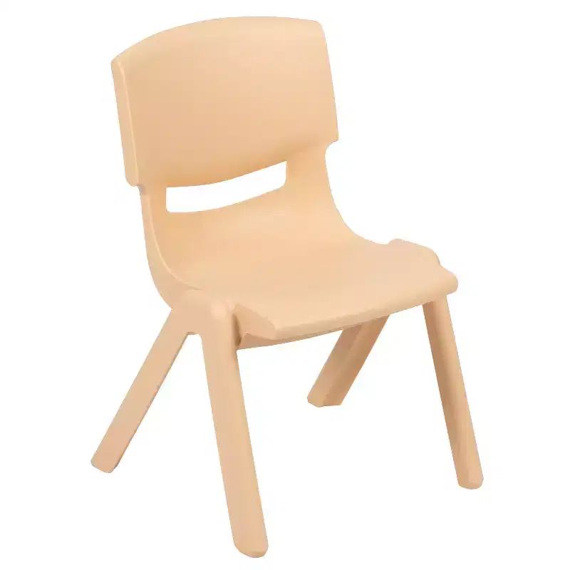 Flash Furniture 45 Round Plastic Height Adjustable Activity Table Set with 2 Chairs