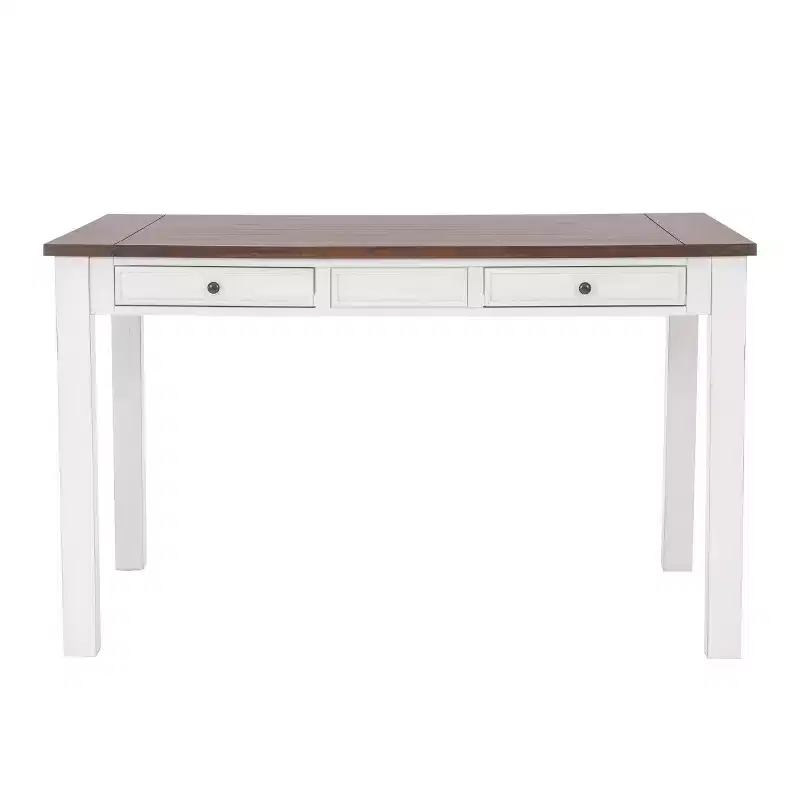 Powell 6pc Bruner Rectangle Counter Height Dining Set White