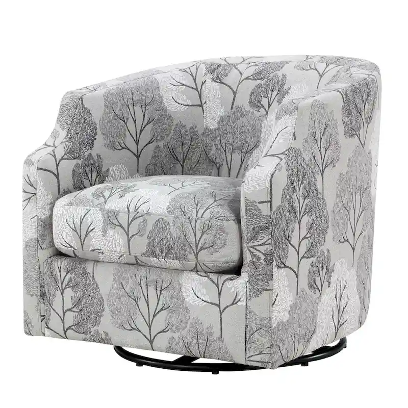 Bentley Swivel Glider Barrel Chair