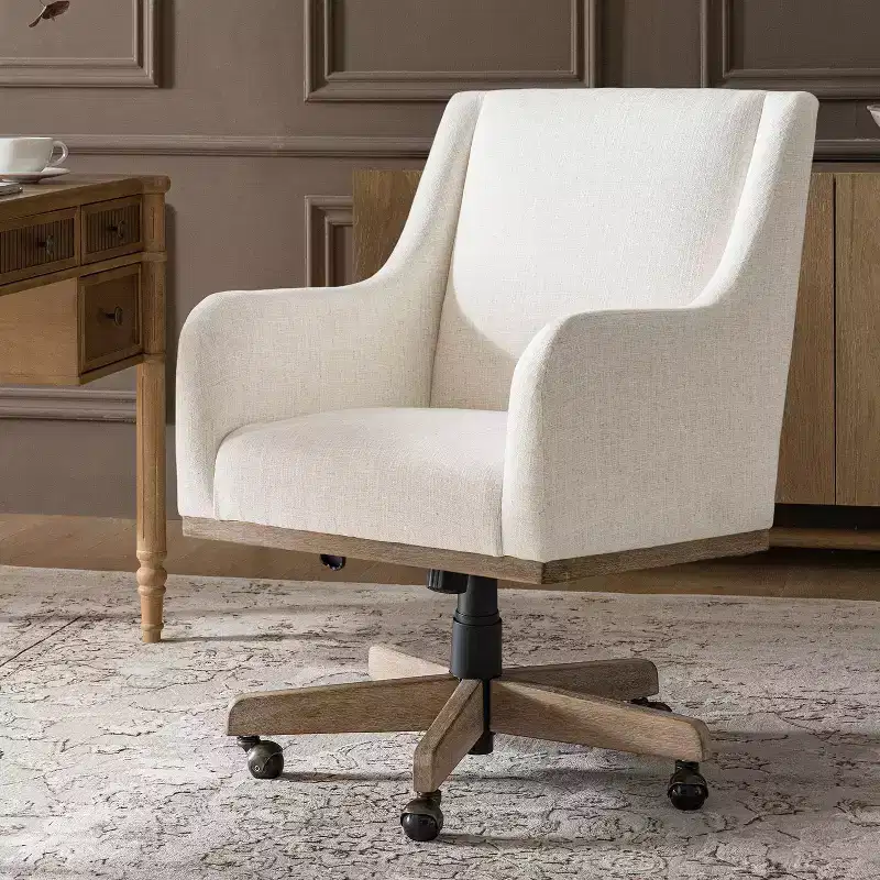 Merry Office Chair with Adjustable Height and Curved Armrests|HULALA HOME