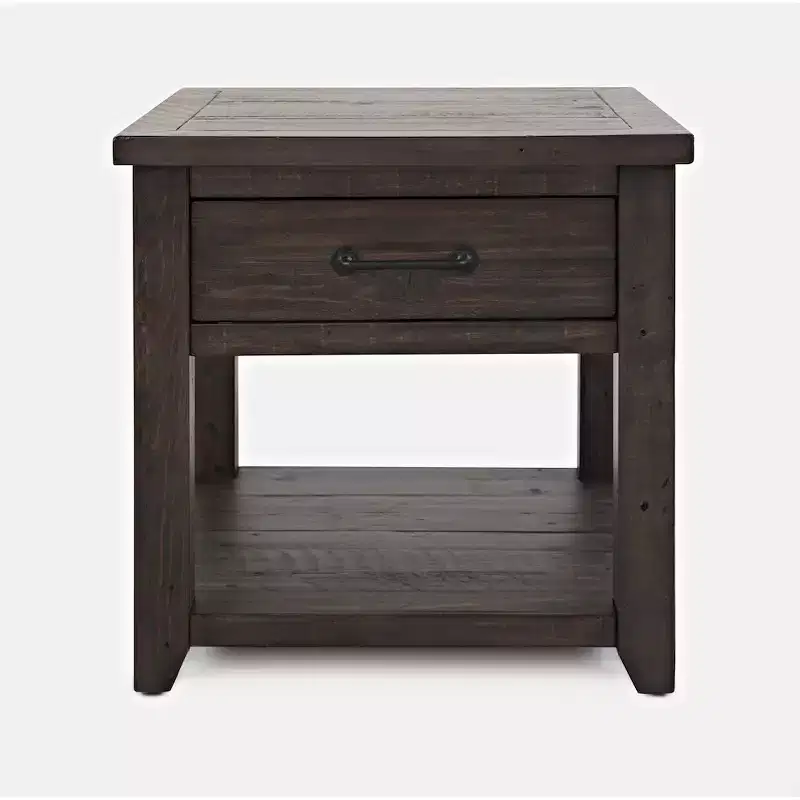 Rustic Reclaimed Pine Farmhouse Harris End Table