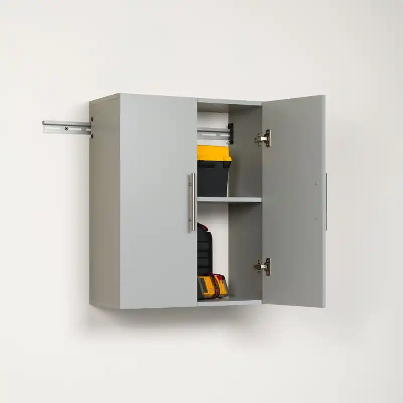 24 Upper Storage Cabinet Light Grey