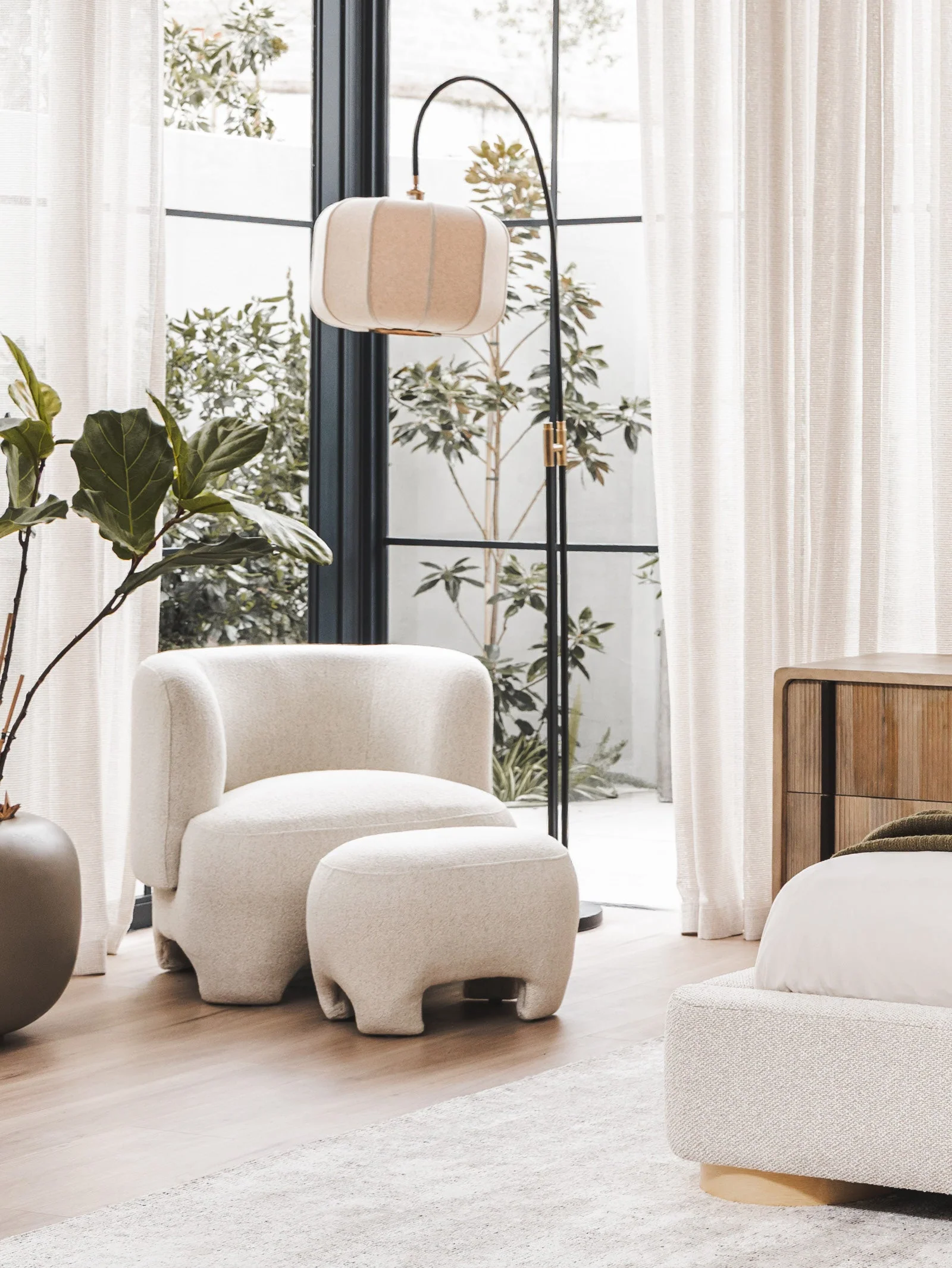 Fabric Occasional Chair for Living Room