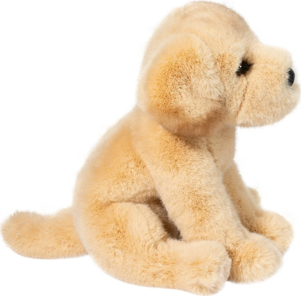 Ace Yellow Lab Stuffed Animal Plush Puppy Sitting Poseable Toy
