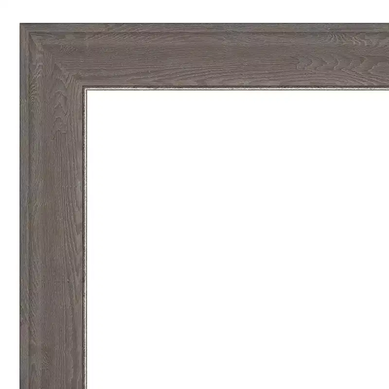 Non-Beveled Framed Full-Length Over-the-Door Mirror