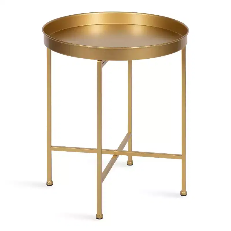 Kate and Laurel Celia Round Metal Side Table