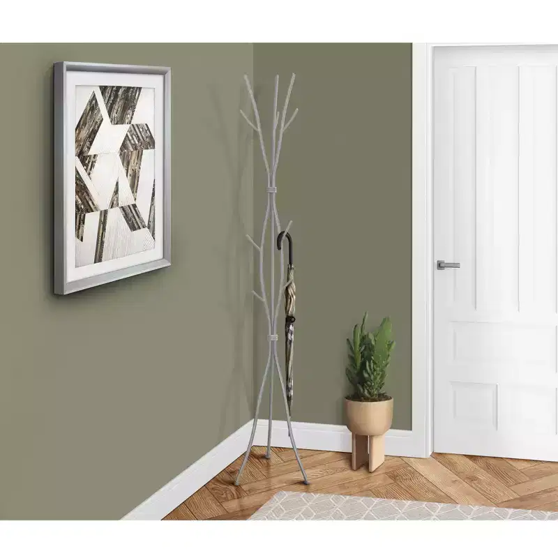 74 Metal Tree Branch Coat Rack 11 Hooks Freestanding Hall Tree