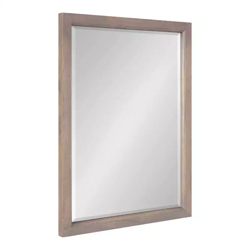 Hogan Wood Framed Decorative Wall Mirror - Kate & Laurel All Things Decor