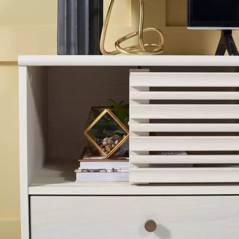 Alatar 3 Drawer 1 Shelf Media Stand - MED9613 - Safavieh