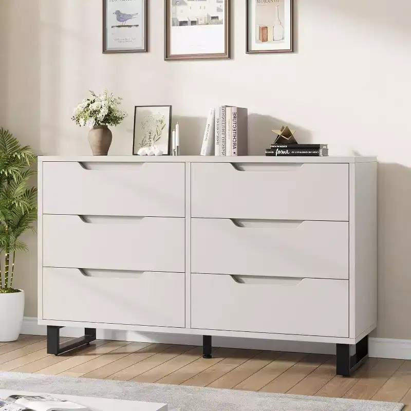 Acekool 6-Drawer Dresser - Versatile Storage for Any Room