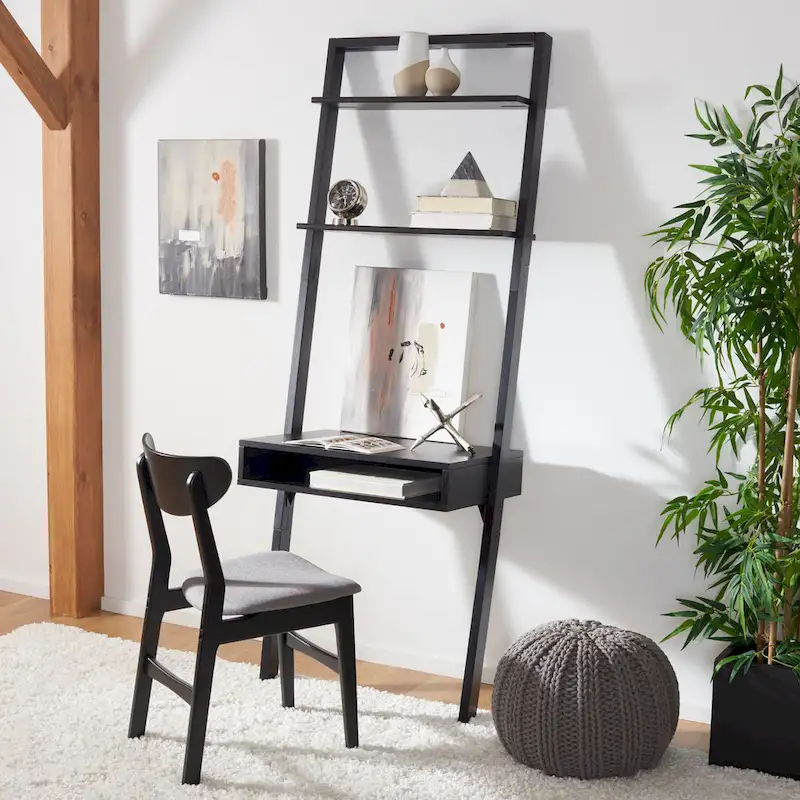 2-Shelf Leaning Desk