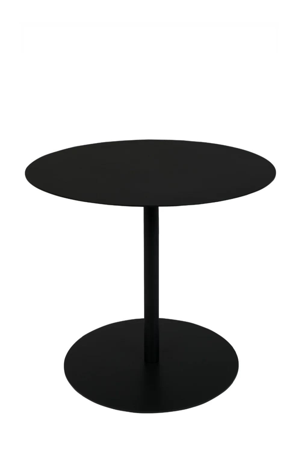 Round Black End Table (M)
