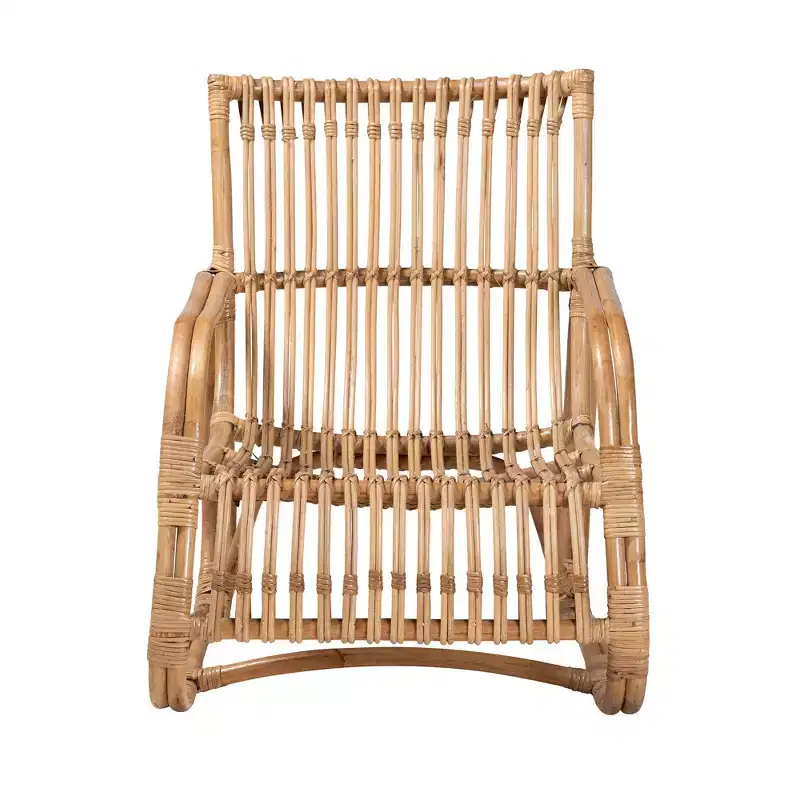 Blanca Natural Rattan Accent Chair Brown - bali & pari