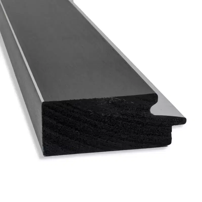 24" x 30" Non-Beveled Eva Black Silver Wall Mirror - Amanti Art: Modern Rectangular Vanity Decor
