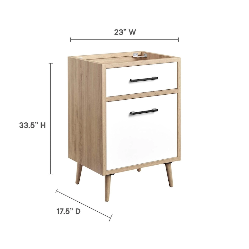Maverick 24 Bathroom Vanity Cabinet - Sink Basin Not Included