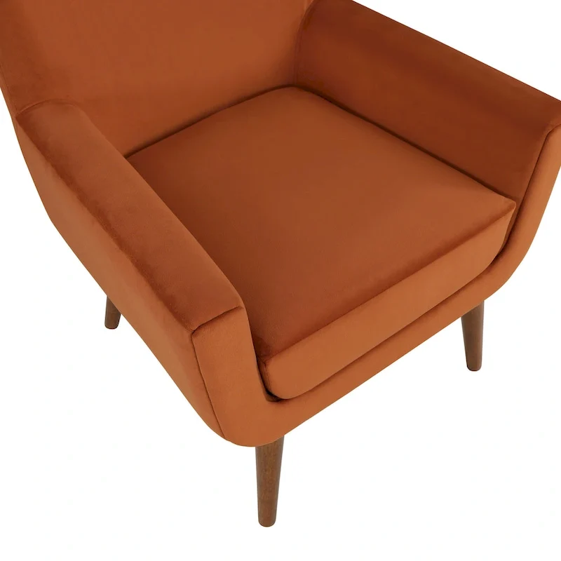 Adrian Mid-Century Velvet Arm Chair by Greyson Living