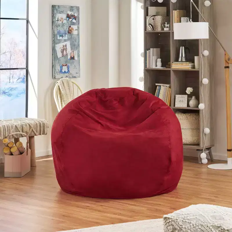 Madison Faux Suede Beanbag 5' - Christopher Knight Home