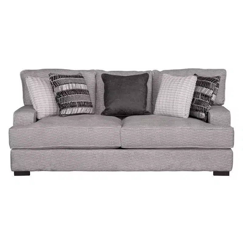 HOMES: Inside + Out Trikwin 96" Beige T Seat Cushion Gray