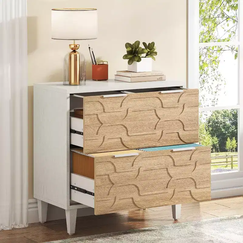 2 Drawer Lateral File Cabinet, Office Filing Cabinet