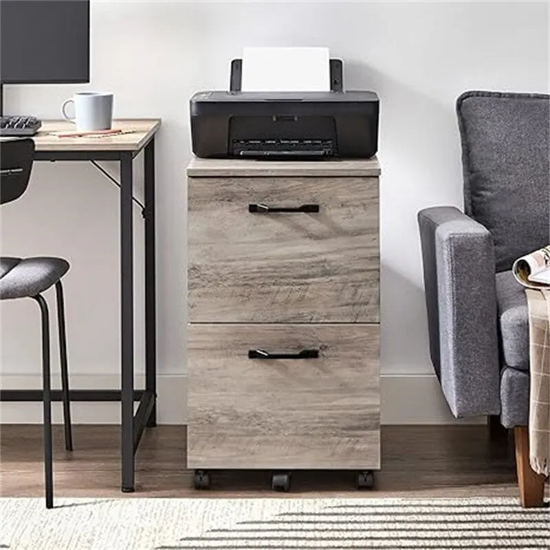 2-Drawer File Cabinet - 15.7D x 16.5W x 27.6H