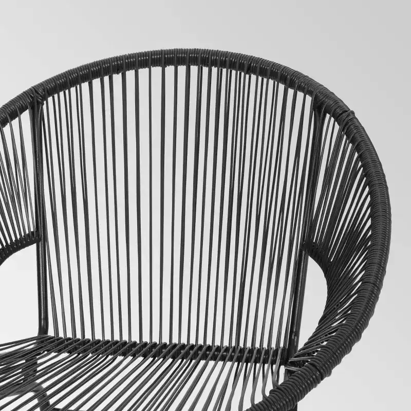 Nusa 2pk Faux Rattan Patio Club Chairs - Christopher Knight Home