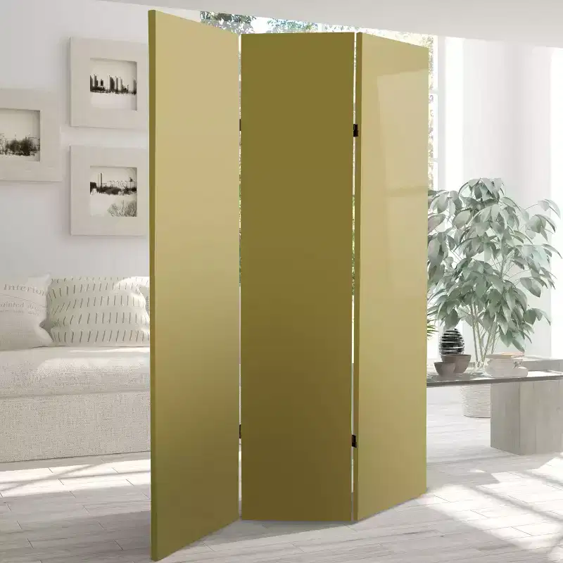 6-Panel Double Sided Solid Canvas Room Divider