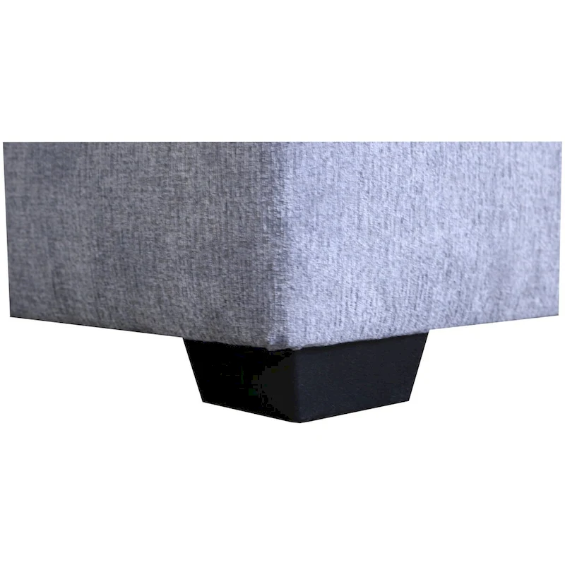 American Furniture Classics Cabral Slate Model A353V11-K2 L Shaped Sectional with 4 Throw Pillows