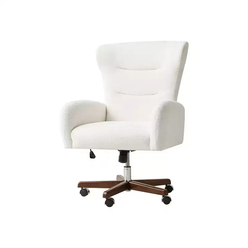 Jocelyn Office Chair with Adjustable Height and Curved Armrests