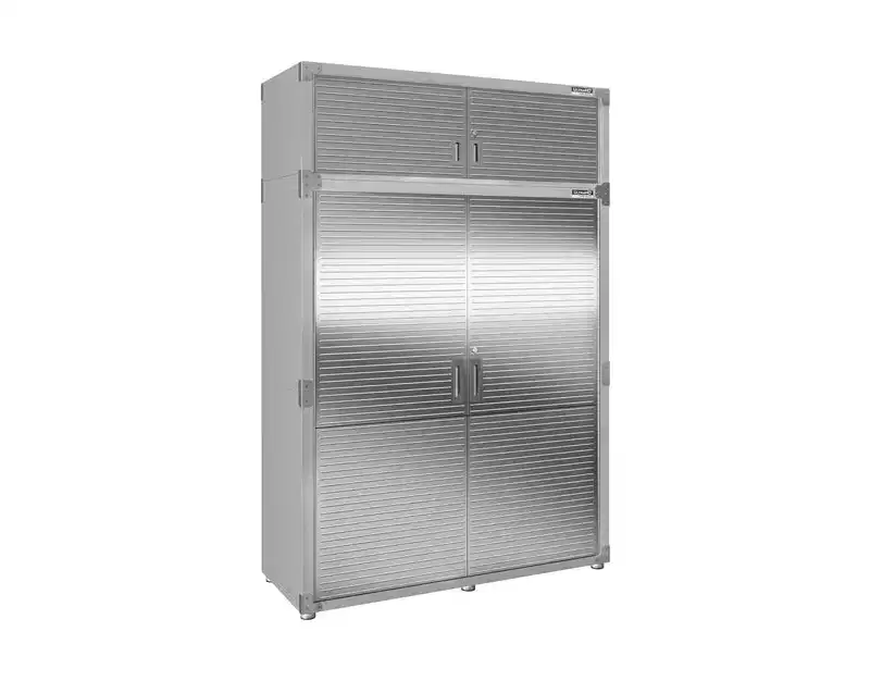 Seville Classics UltraHD 2-Piece Extra-Wide Storage Cabinet Set, 60 x 24
